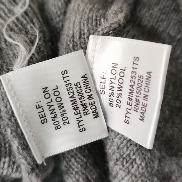 Fashion Nova Wool You Take Me There Gray Sweater Skirt Set M - Picture 6 of 9